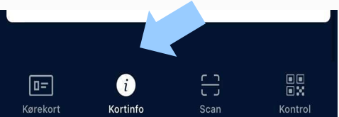 Bliv kunde - kortinfo på mobilen